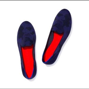Rothy’s Midnight Camo Loafers (Blue/Black) - EUC - 9.5
